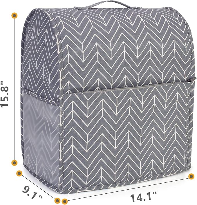 Yarwo Dust Cover for 6-8 qt Stand Mixer, Protective Stand Mixer Cover - Image 6