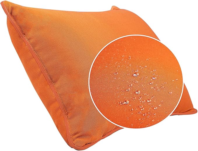 JMGBird Outdoor Pillows Waterproof Set of 2 Outdoor Lumbar Pillows - Image 3