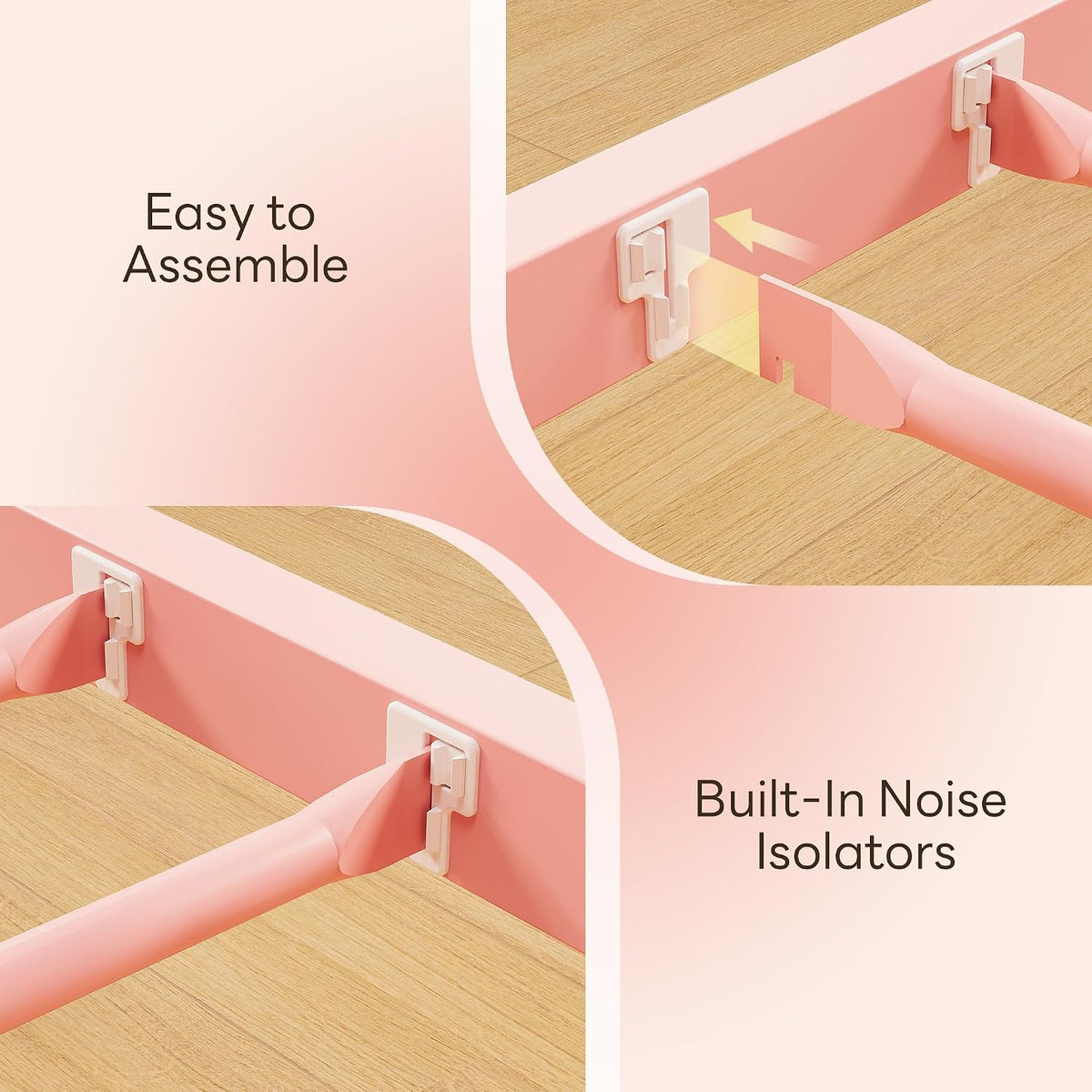 likimio l shaped twin beds for 2, double on a desk or shelf