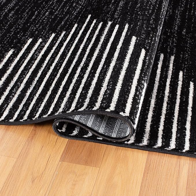 Rugshop Bohemian Stripe Stain Resistant High Traffic Living Room Kitchen - Image 5