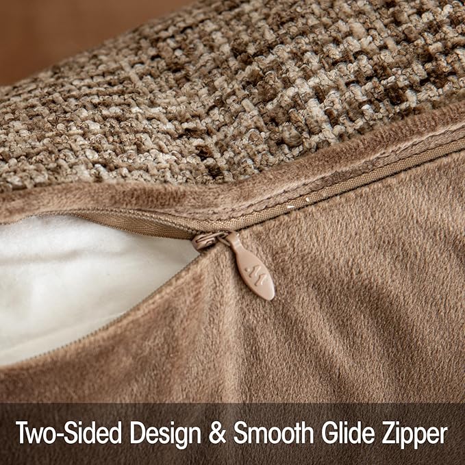a moment Brown Reversible Pillow Covers 2 Pack - Image 4