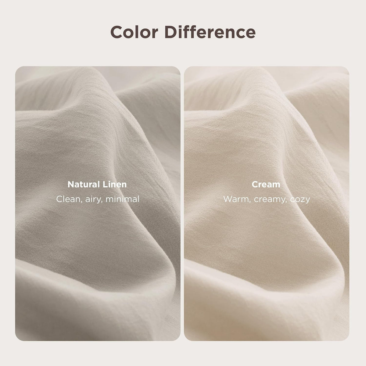 bedsure prewashed duvet cover king, cotton-like soft bedding showing dimensions