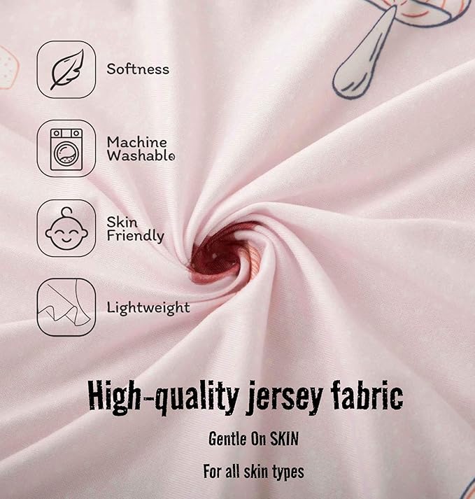 SDY Jersey Mushroom Bassinet Sheets - Image 4