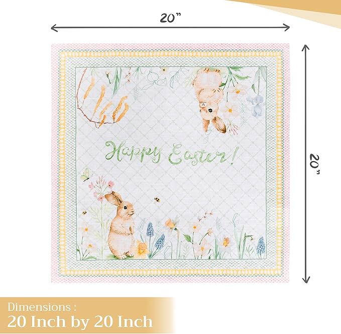 Maison d' Hermine Cloth Napkins Set of 4 100% Cotton Everyday Reusable Square - Image 4