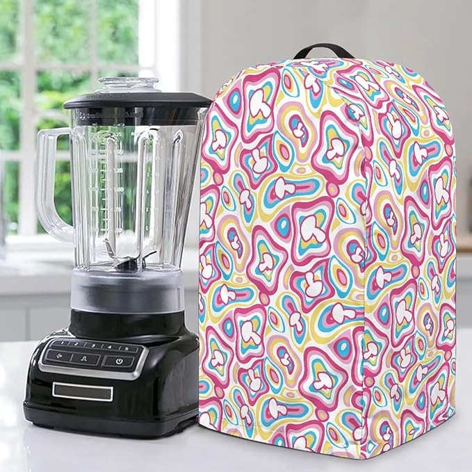 Psychedelic Abstract Coffee Machine Dust Cover Universal Design Compatible by Unknown