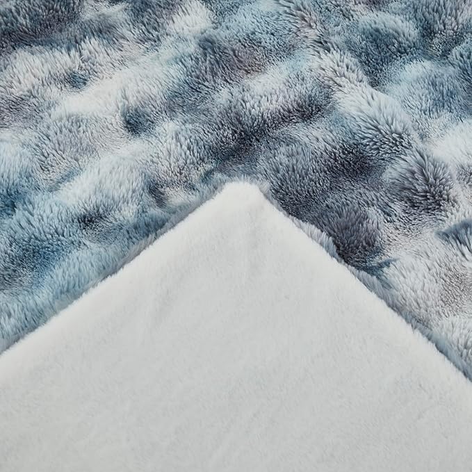 Faux Fur Throw Blanket for Couch Cozy Fuzzy Soft Plush Thick Fluffy Fleece - Image 3