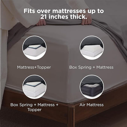 Bedsure Deep Pocket Twin Sheets Set - Image 2