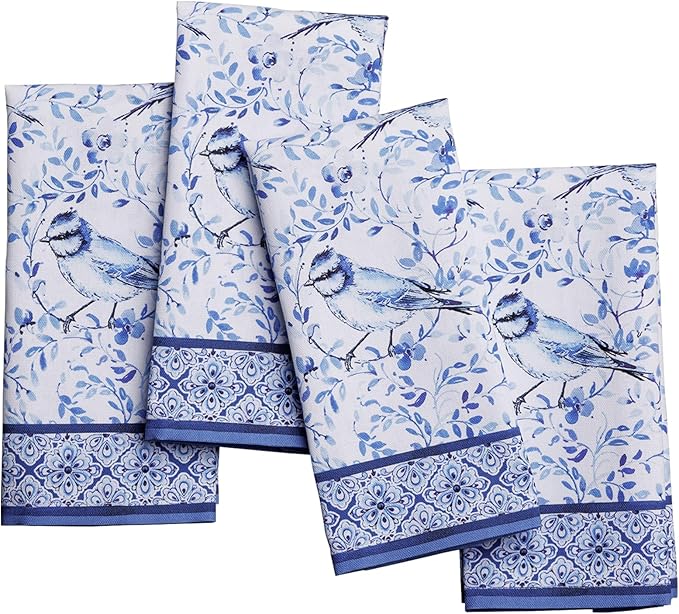 Maison d' Hermine Cloth Napkins Set of 4 100% Cotton Soft & Durable Everyday by MaisondHermine