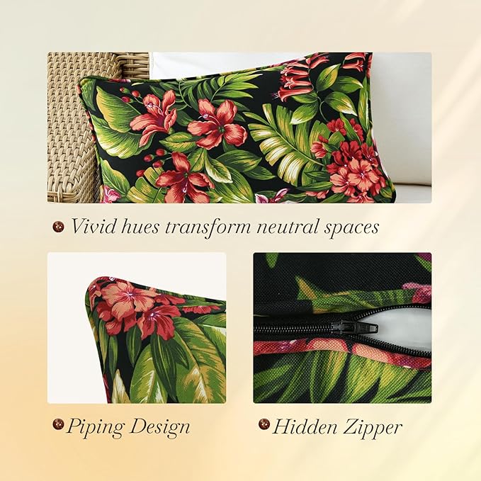 Outdoor Decorative Pillows Pack of 4 - Image 4