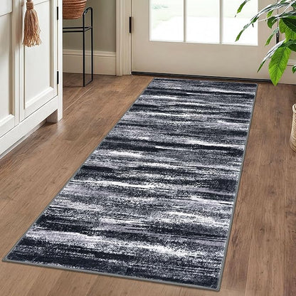 Modern Abstract Runner Rug 2x5 - Image 2
