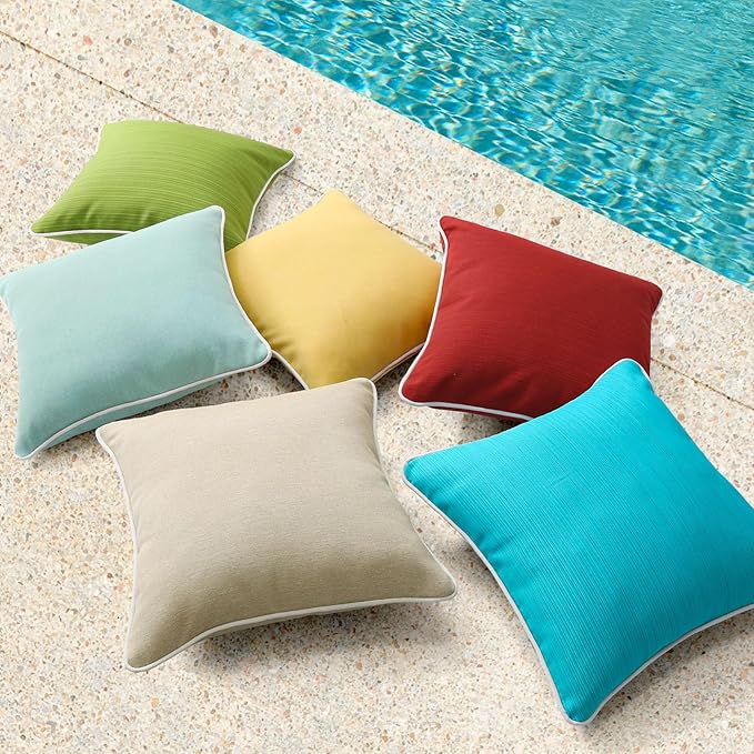 Decorative Outdoor Water Repellent Throw Pillows - Image 4