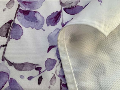 2 Pack Watercolor Purple Leaves Window Valance - Image 5