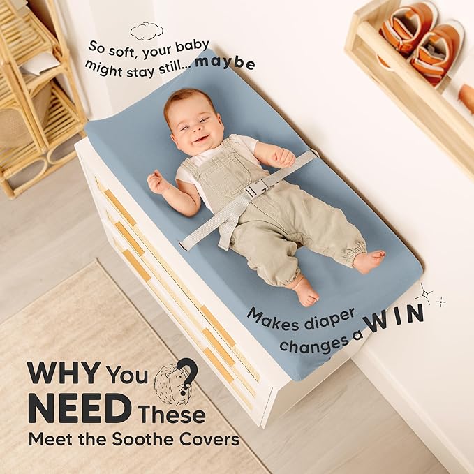 2-Pack Organic Changing Pad Covers - Image 2