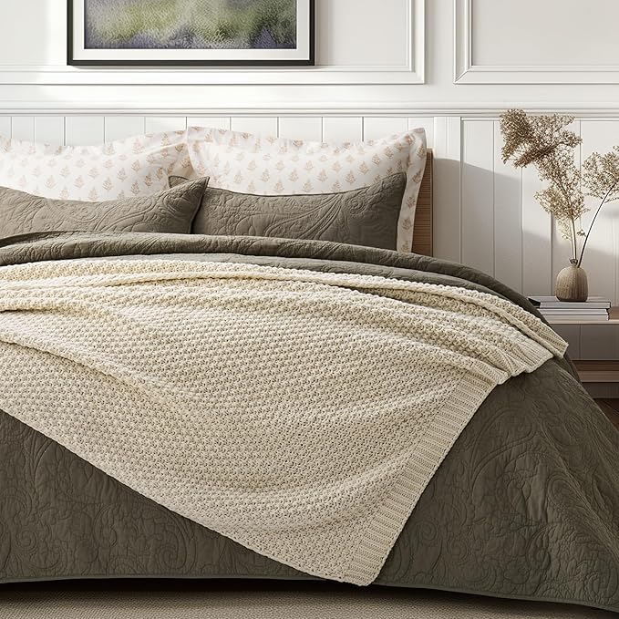 EVERGRACEHOME Chunky Chenille Knit Throw Blanket - Image 5