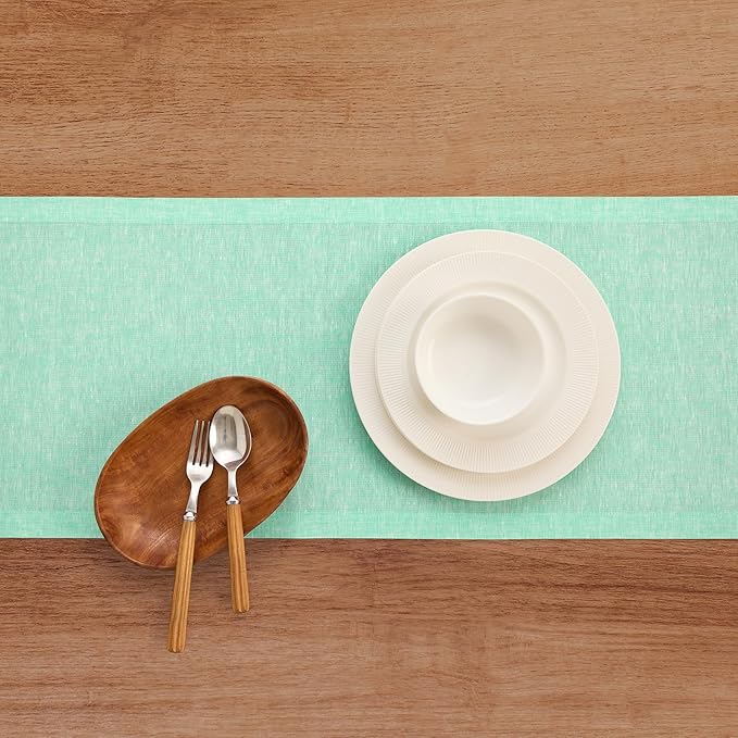 Solino Home Linen Table Runner 108 Inches Long - Image 3