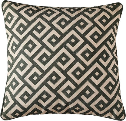 ISAENNE Design Linen Classic Vintage Throw Pillow Covers 18"x18", Minimalist by Isaennehomedecoration