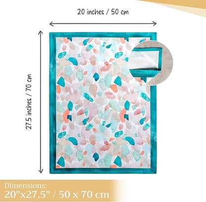 Maison d' Hermine Kitchen Towels Set of 3 100% Cotton 27.50" x 20" Reusable - Image 4