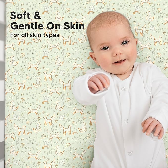 KeaBabies 2-Pack Baby Crib Sheets - Image 4