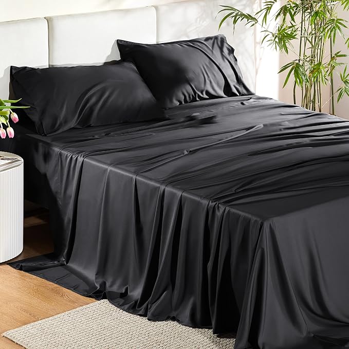 Bedsure California King Sheet Sets, Cooling Sheets by BEDSURE