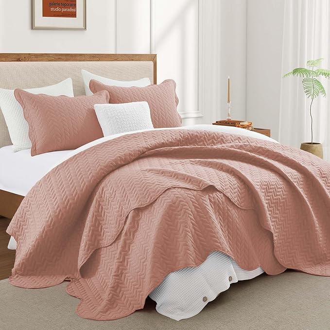 IR Imperial Rooms 8 Pack Quilt King Size Bedding - Image 3