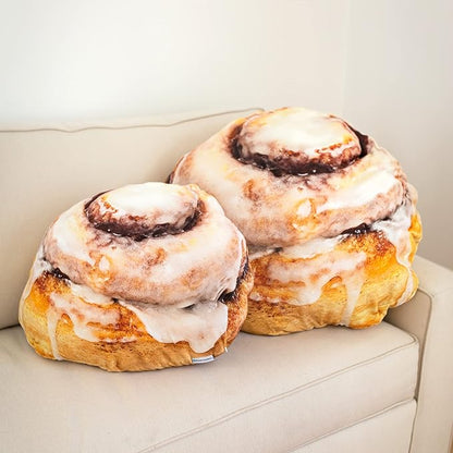 22" 3D Gooey Cinnamon Bun Throw Pillow - Image 3