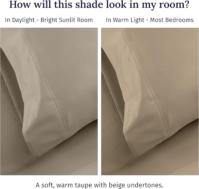 CALIFORNIA DESIGN DEN Luxuriously Soft Hotel Quality 600 Thread Count, 100% - Image 3