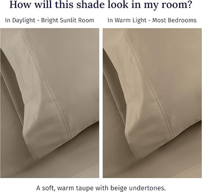 CALIFORNIA DESIGN DEN Luxuriously Soft Hotel Quality 600 Thread Count, 100% - Image 3