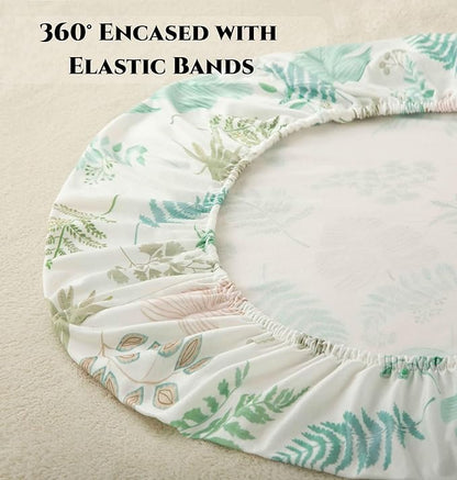 SDY Jersey Bassinet Sheets for Baby Boys and Girls, 32 "x 16 "x 4", 2 Pack - Image 5