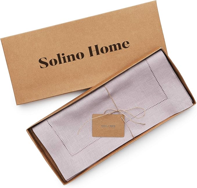 Solino Home Linen Lilac Table Runner 156 Inches Long - Image 5