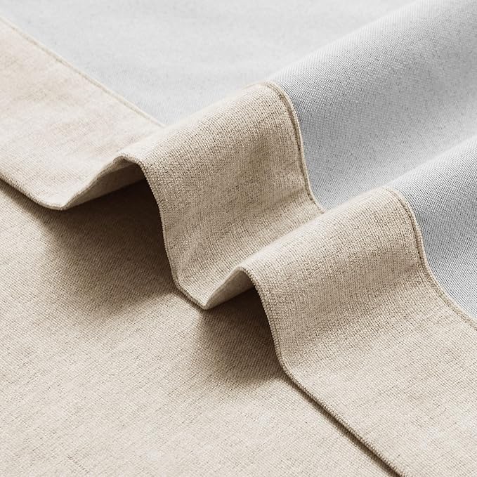 Macochico 100% Blackout Chenille Curtains 96 Inches Long - Image 5