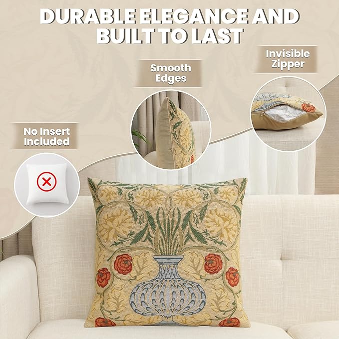 Charlotte Home Furnishings Throw Pillow Covers, Decorative Boho Pillow Covers - Image 2