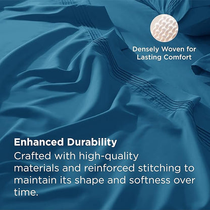 Bedsure Deep Pocket Full Size Bed Sheets Set - Image 6