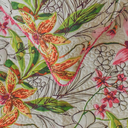 Lily Haven Pink Decorative Bed Runner CA King 86"x18" - Image 2