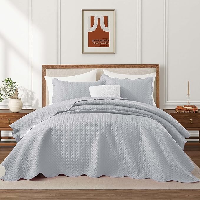 IR Imperial Rooms Queen Quilt Bedding Set Size + 2 Pillow Shams - Image 5