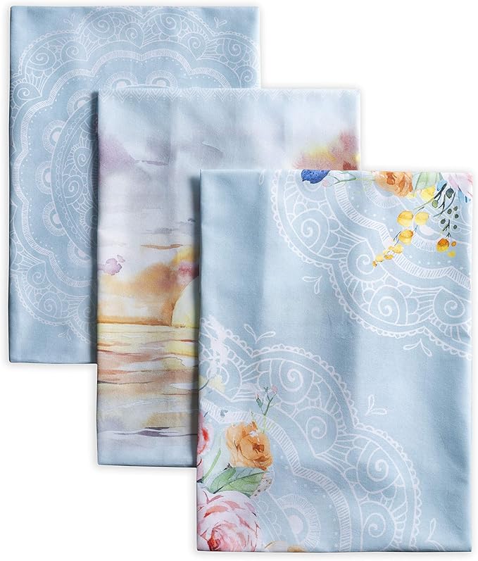 Maison d' Hermine Kitchen Towels Set of 3 100% Cotton 27.50" x 20" Reusable by MaisondHermine