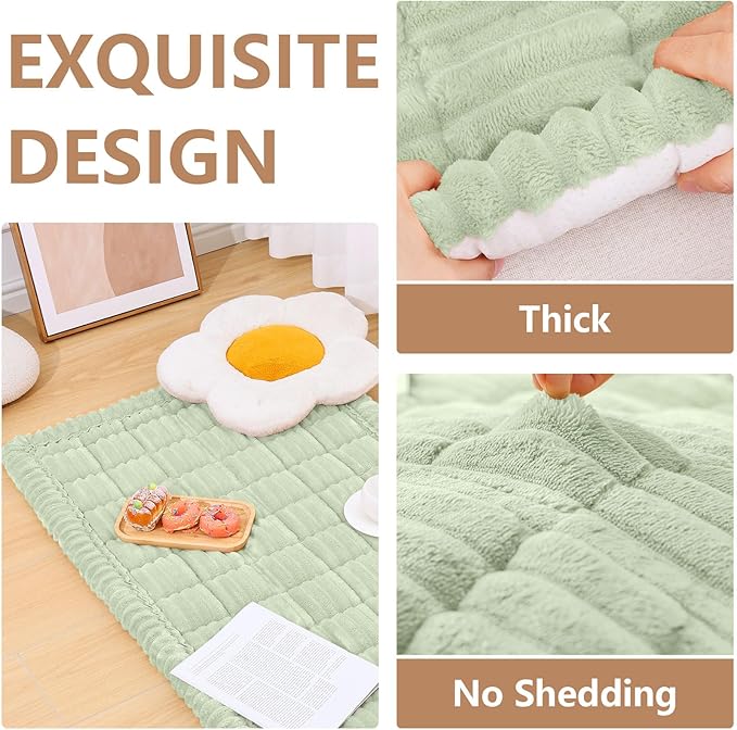 Smiry Couch Cover for Dogs Washable, Non Slip Fuzzy Pet Couch Covers for 3 - Image 3