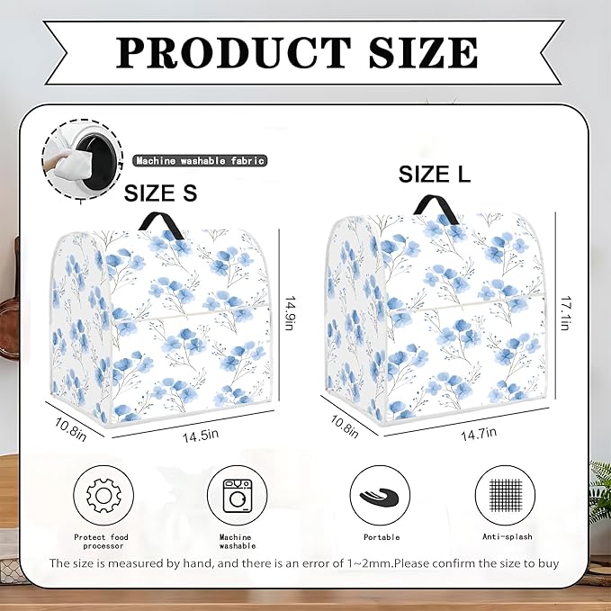 Mixer Dust Cover for 6-8 Qt Stand Mixer, Cloth Cover - Image 2