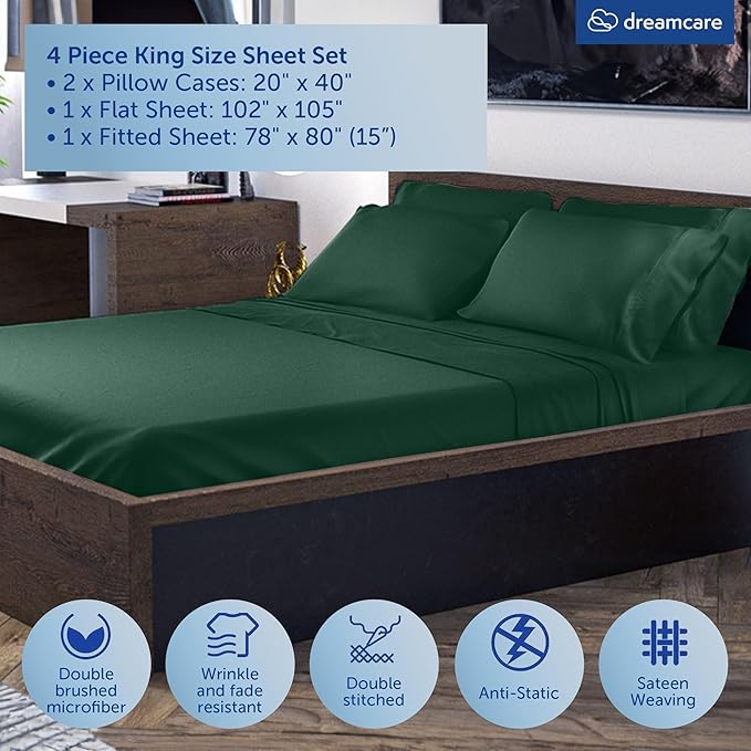 DREAMCARE King Size Sheets Set - Image 3