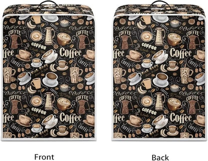 Coffee Maker Cover for Kitchen Counter, Washable Foldable Kitchen Appliance - Image 2
