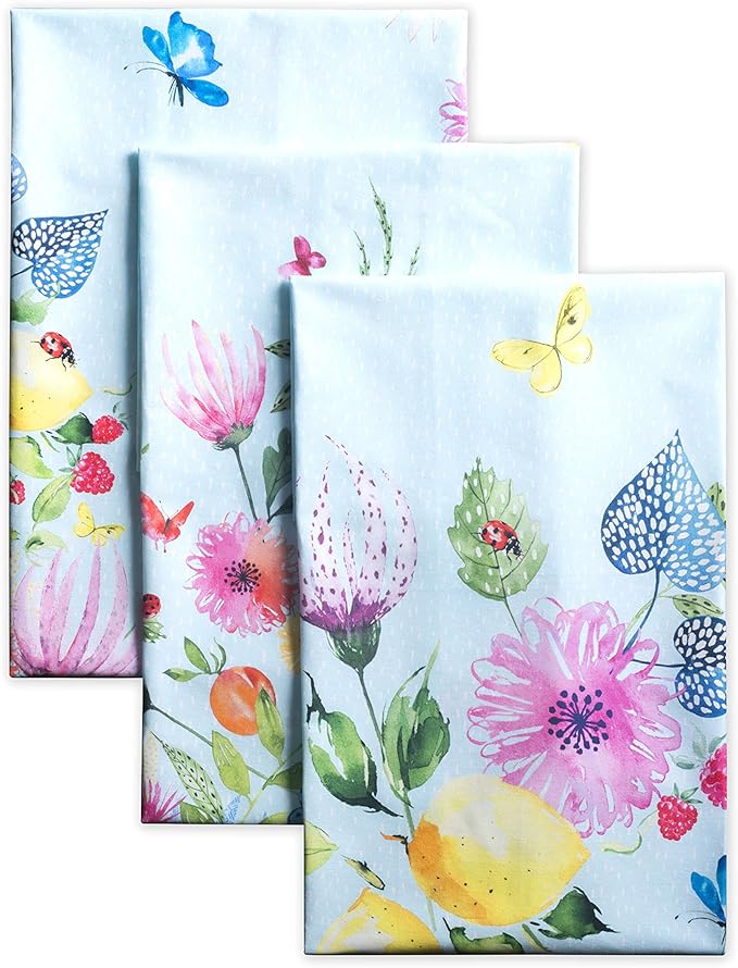 Maison d' Hermine Kitchen Towels Set of 2 100% Cotton 27.50" x 20" Reusable by MaisondHermine