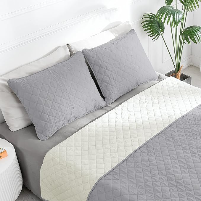 Easy-Going Twin Size Reversible Quilt Set - Image 2