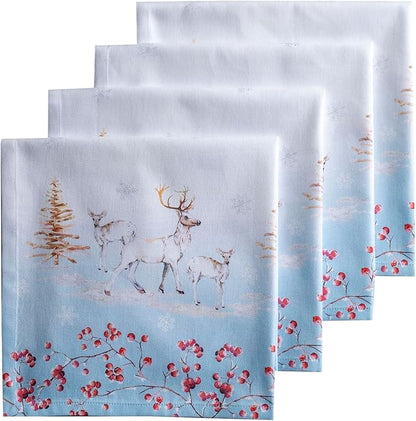 Maison d' Hermine Cloth Napkins Set of 4 100% Cotton by MaisondHermine