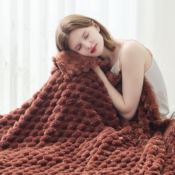 NEWCOSPLAY Super Soft Twin Blanket Coffee Premium Silky Flannel Fleece 3D by NEWCOSPLAY