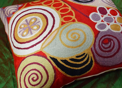Hilma Al Klint Red Pillow Cover Modern Red Pillowcase Abstract Chair Cushion - Image 7