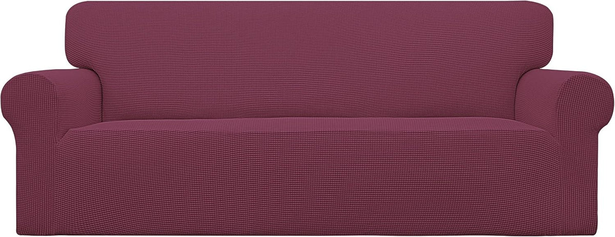 easy-going stretch oversized sofa couch slipcover washable ash, main product view