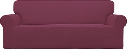 easy-going stretch oversized sofa couch slipcover washable ash, main product view