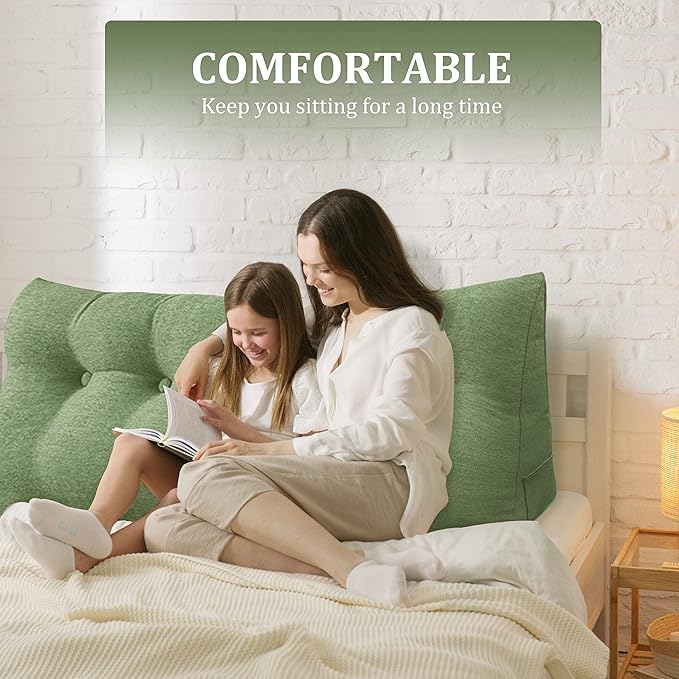 11 lbs Thickened Headboard Pillow Wedge Pillow Headboard Reading Pillow Bed - Image 2