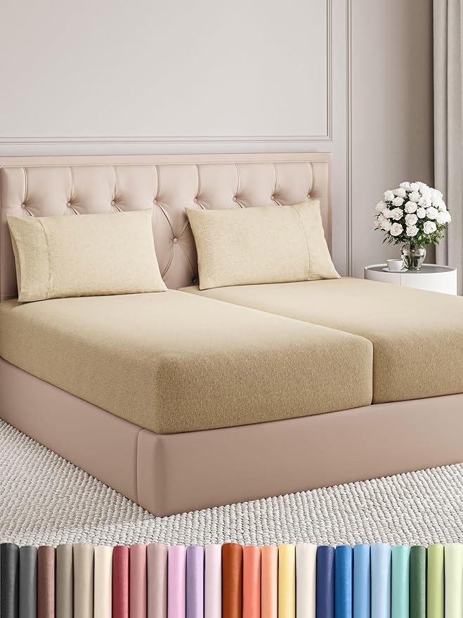 Split King Size 5 Piece Sheet Set by CGKUnlimited