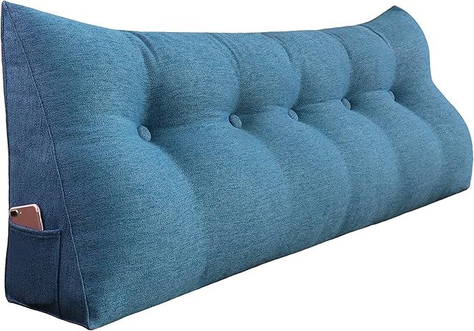 11 lbs Thickened Headboard Pillow Wedge Pillow Headboard Reading Pillow Bed by Rucener