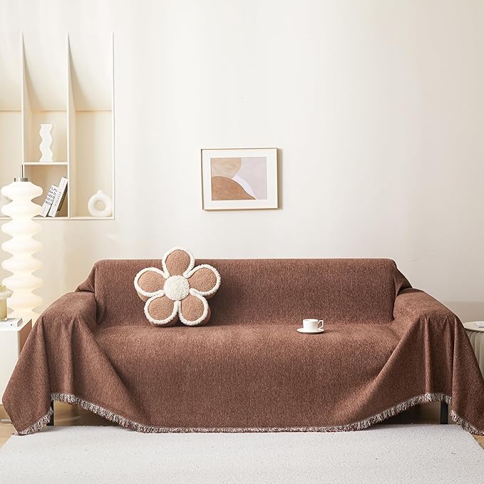 MEETSKY Couch Covers for 2 Cushion Couch Sectional Sofa, Washable Sofa Covers by MEETSKY